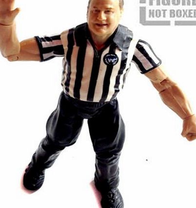 WWF WWE Wrestling JAKKS WWF WWE TNA Wrestling Classics 6`` REFEREE figure VERY RARE [not packaged]